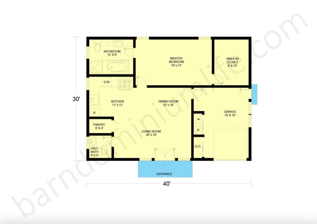 8 Amazing 1200 Sq Ft Barndominium Floor Plans